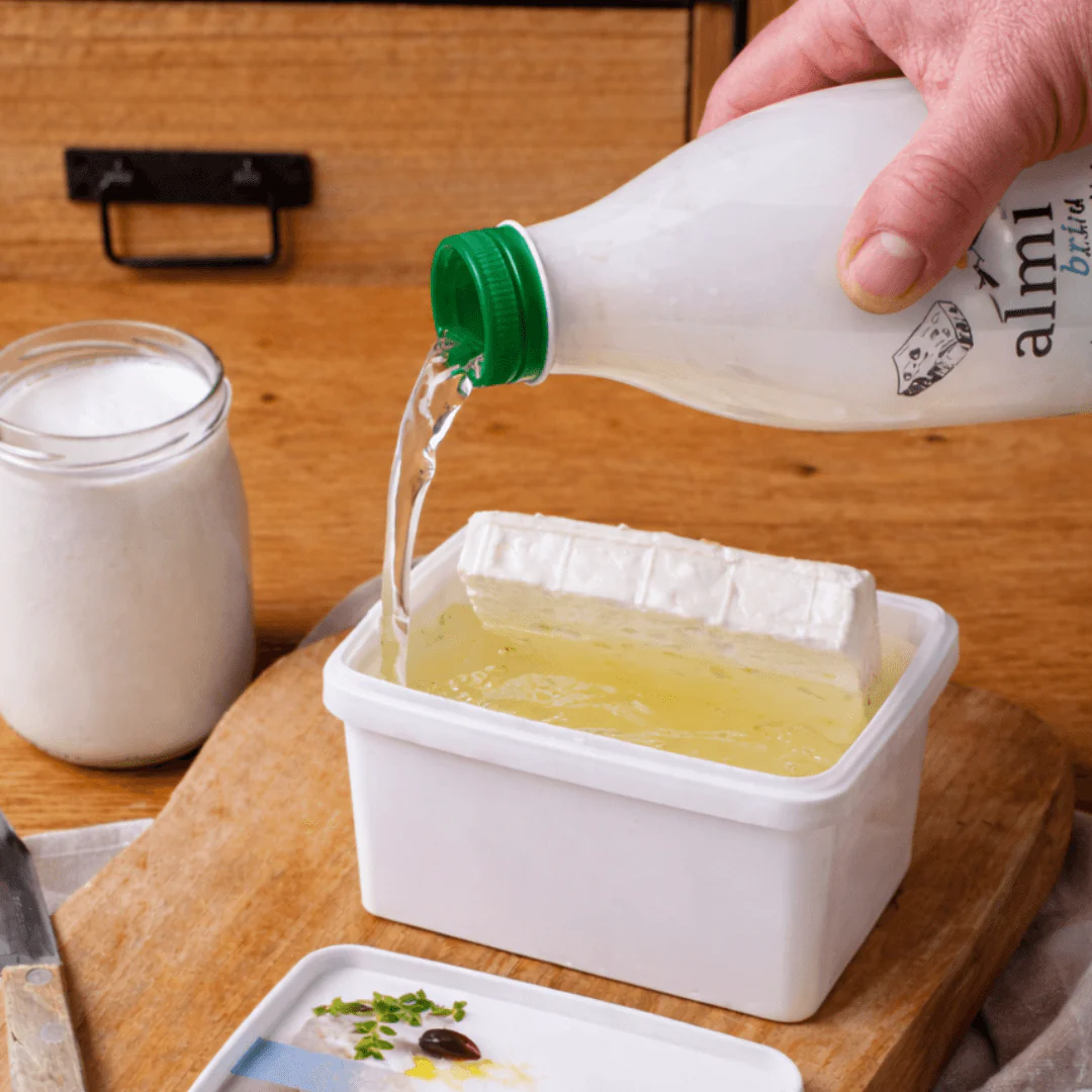Almi Greek Brine Solution – Professional Preservation for Feta, Cheese & Olives (1L) - Image 2