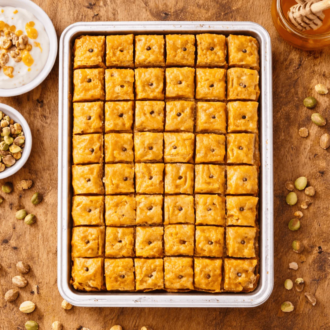 Traditional Greek Baklavadaki - HORECA Pack 2.5kg | Professional 48-Piece Tray - Image 3