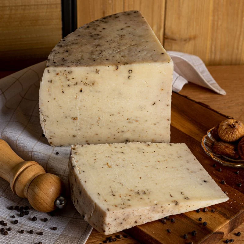 Cretan Graviera with Three Peppers – 3-Month Aged Sheep & Goat Cheese from Crete (200g) - Image 4