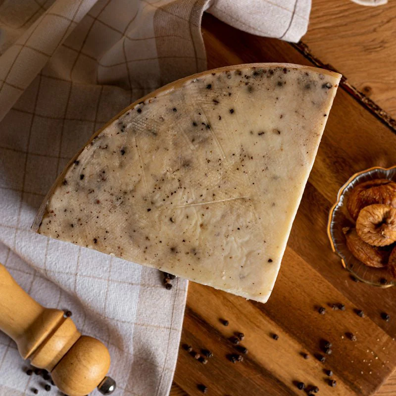 Cretan Graviera with Three Peppers – 3-Month Aged Sheep & Goat Cheese from Crete (200g) - Image 5