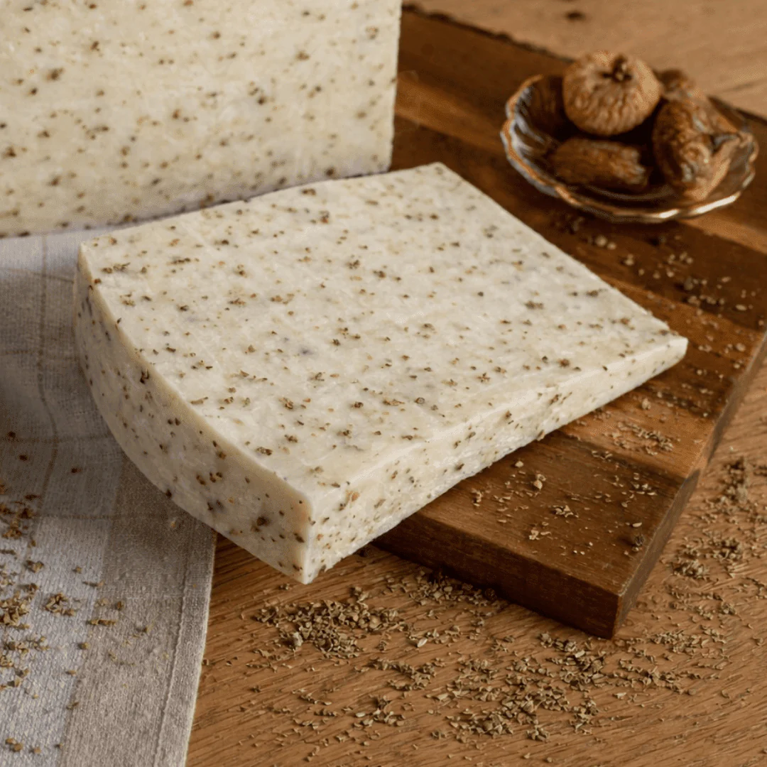 Cretan Graviera with Oregano – The Cretan Cheese for Burgers, Pizza & Grilling (200g) - Image 2