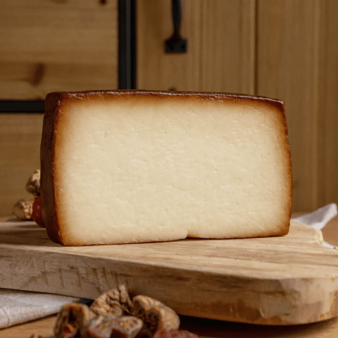 Cretan Smoked Graviera – Traditional Smoked Sheep & Goat Cheese from Crete (200g) - Image 3
