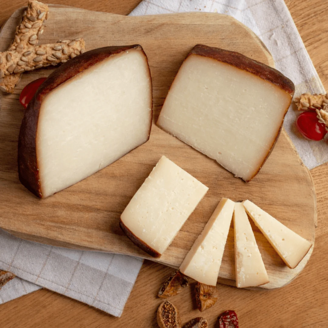 Cretan Smoked Graviera – Traditional Smoked Sheep & Goat Cheese from Crete (200g) - Image 4