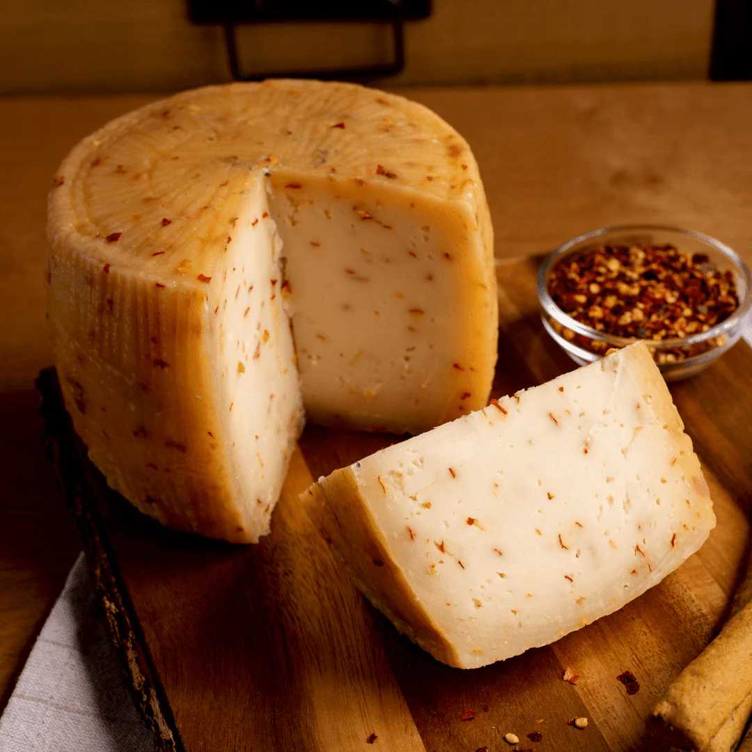 Cretan Spicy Graviera with Chili – Spicy Sheep & Goat Cheese from Crete (200g) - Image 5