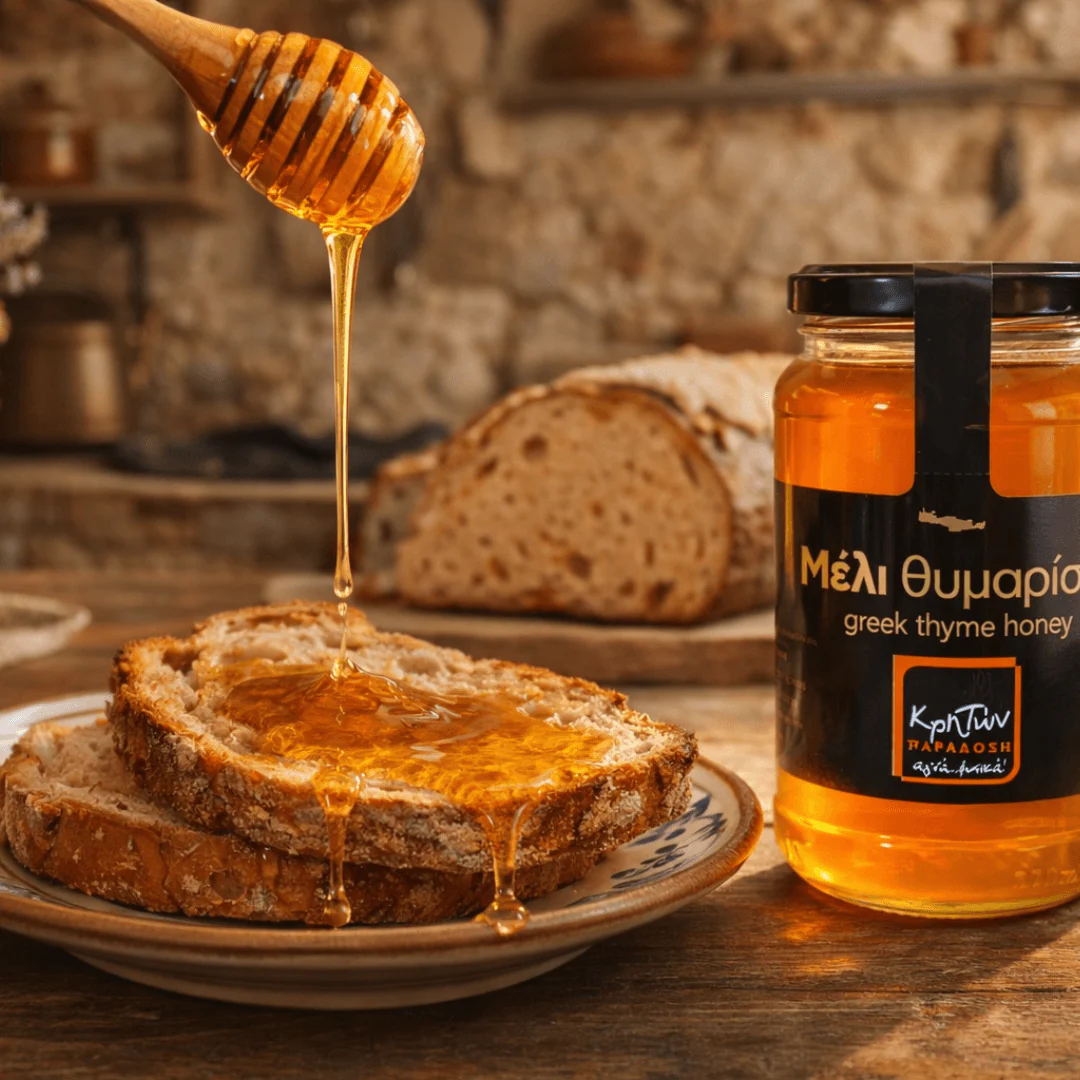 Cretan Thyme Honey – Natural Energy for Breakfasts & Herbal Teas | 450g - Image 2
