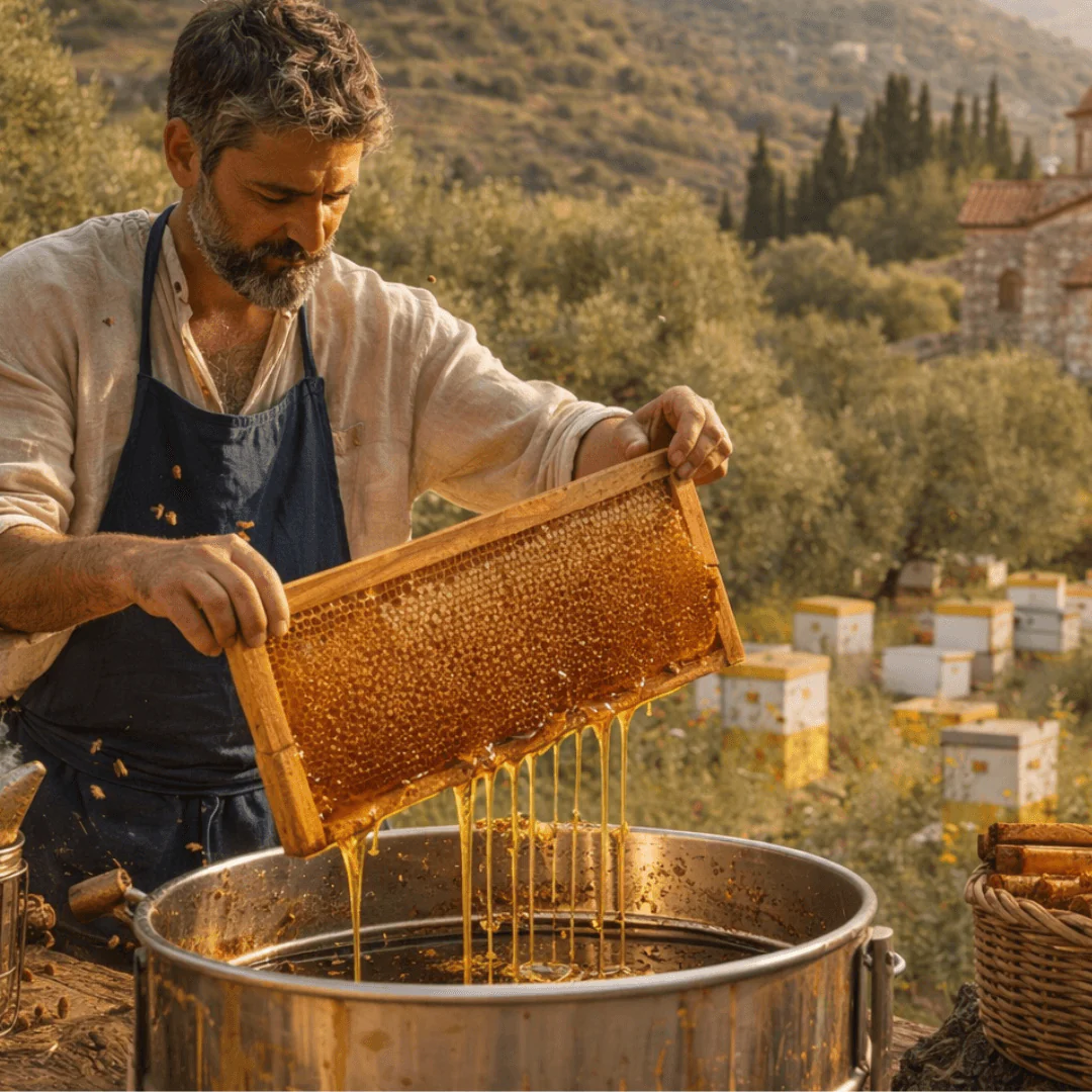 Cretan Thyme Honey – Natural Energy for Breakfasts & Herbal Teas | 450g - Image 4