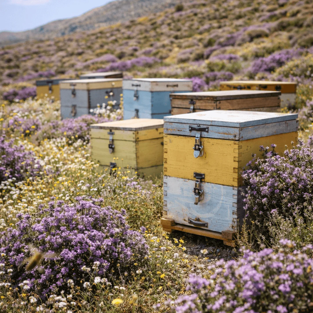 Cretan Thyme & Wild Flowers Honey – raw, intense, 100% from Crete | 450g - Image 4