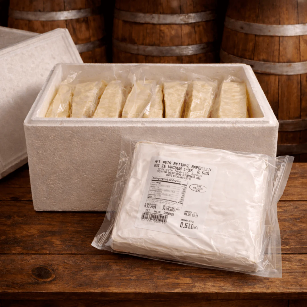 Feta PDO “Vytina Mountain Reserve” – Barrel-Aged in Wood | Peloponnese (≈500g) - Image 4
