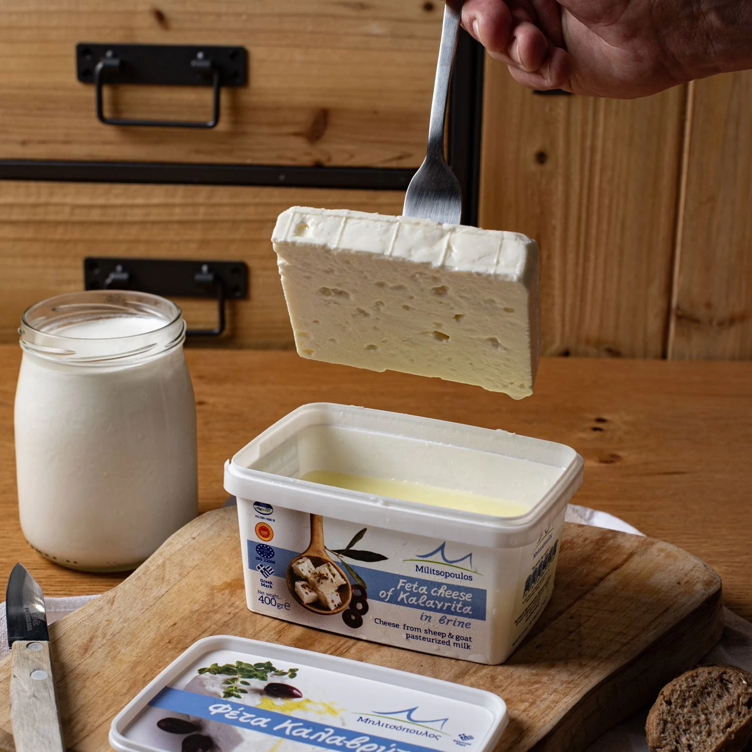 Feta PDO Kalavryta in Brine - 1kg - Image 2