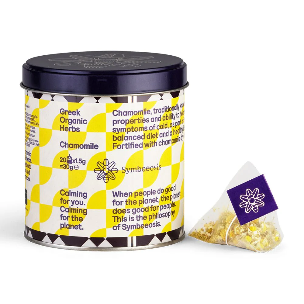 Greek Organic Chamomile - 19.5g - Symbeeosis - Image 2