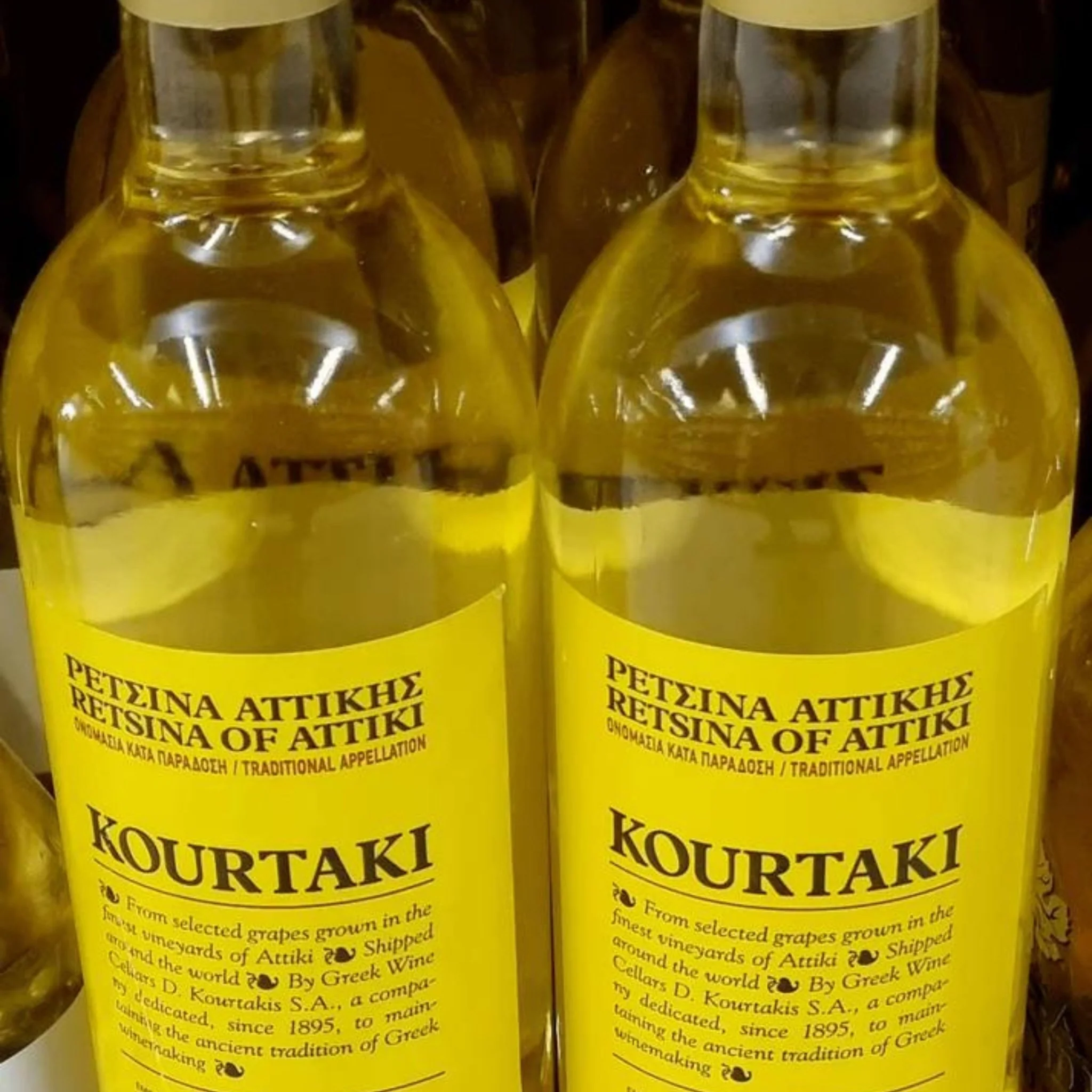 Retsina Wine Kourtaki - 6x750ml - Image 2