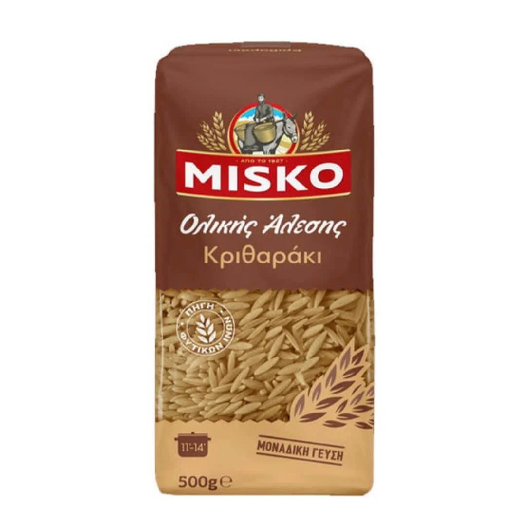 Kritharaki whole grain Misko - 3x500g - Image 4