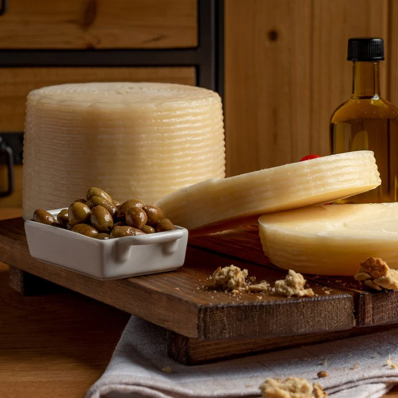 Ladotyri Mytilinis PDO - Traditional Olive Oil-Matured Greek Cheese (Whole Wheel, approx. 1.2kg) - Image 3