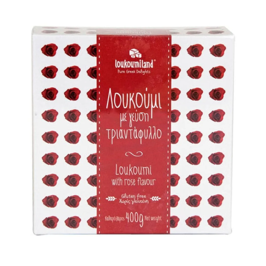 Traditional Greek Loukoumi – Rose Delight (400g) - Image 2