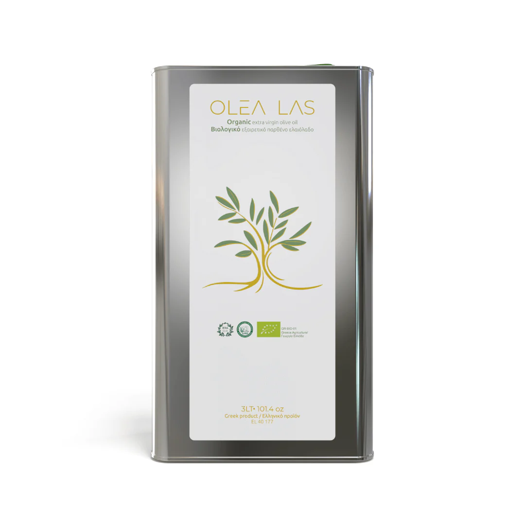 Olea Las Organic Extra Virgin Olive Oil – Koroneiki Monovarietal (3L Tin) - Image 4