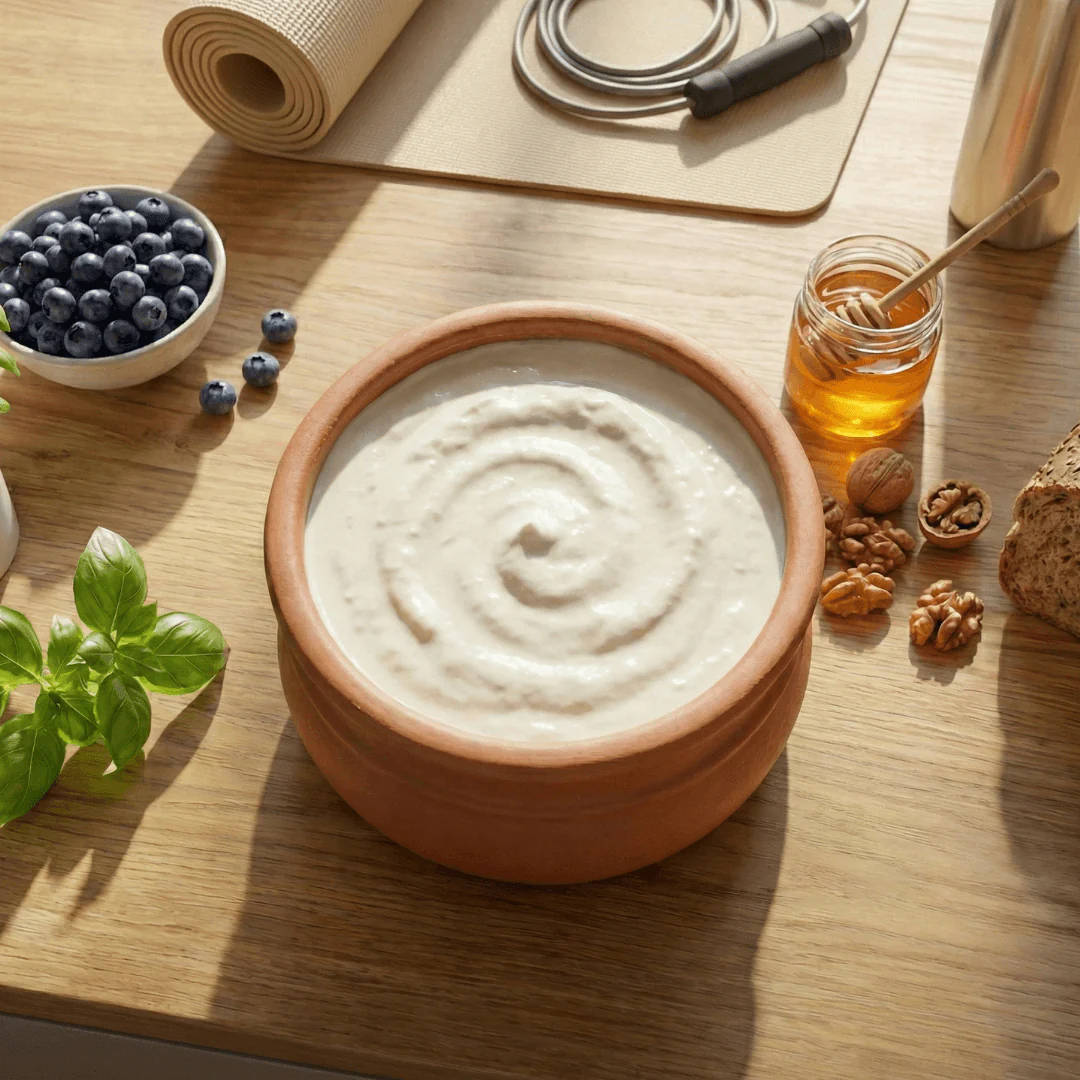 Organic Arcadian Sheep Yogurt in Clay Pot – High-Protein, Traditional Recipe (3×230g) - Image 2