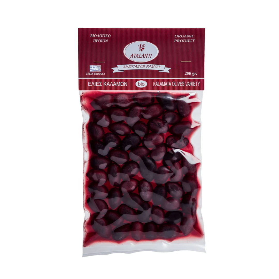 Organic Whole Kalamata Olives – Premium Greek Selection (280g) - Image 2