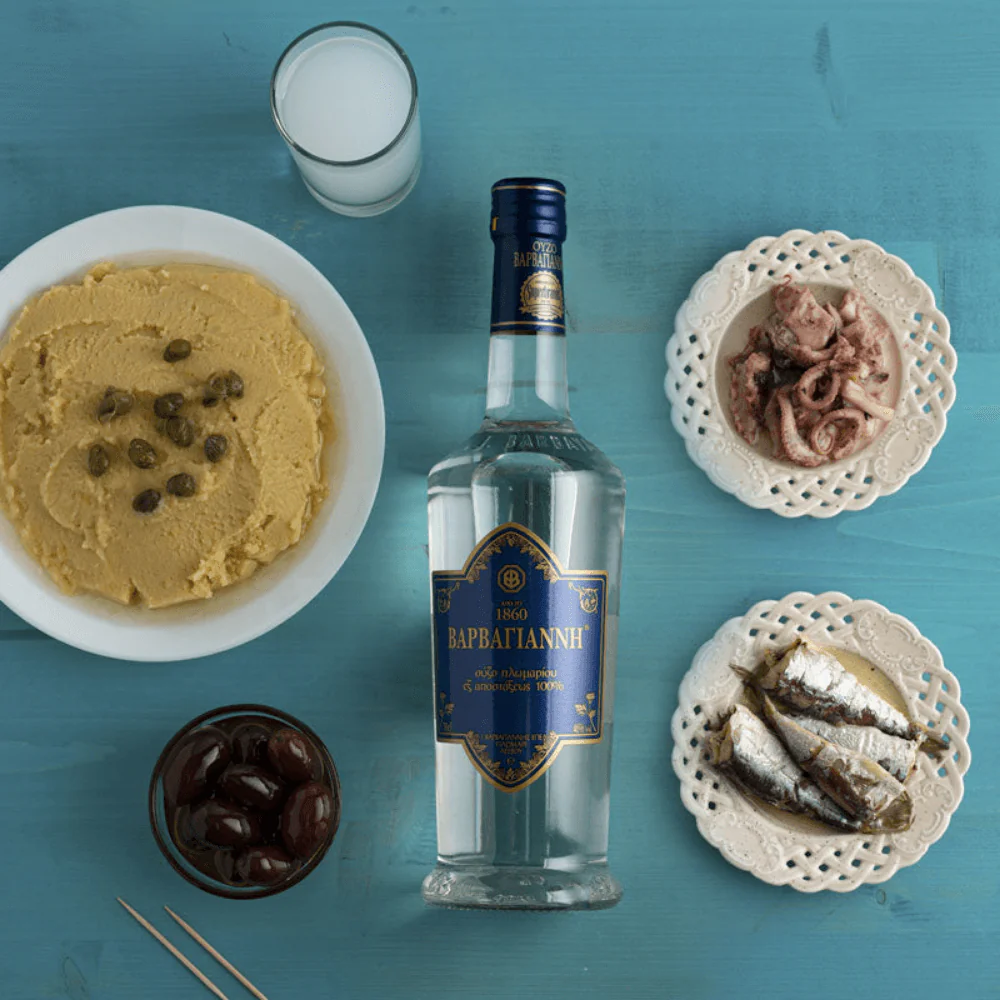 Ouzo Barbayanni Blue - 200ml - Image 3