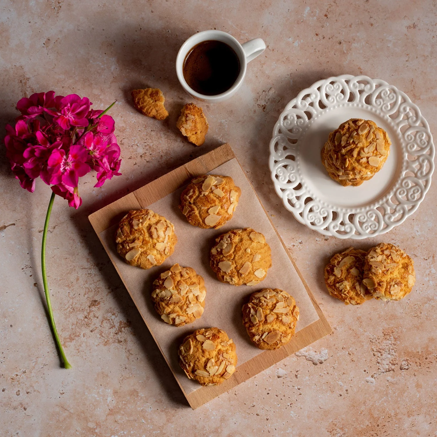 Pasta Flora Cookies with Almonds – Traditional Greek Recipe (500g) - Image 5