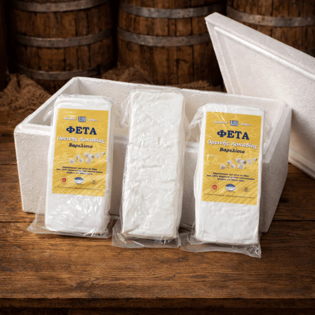 Peloponnese Barrel-Aged Feta PDO Selection – 3-Pack Artisan Tasting Bundle (1.2kg) - Image 4