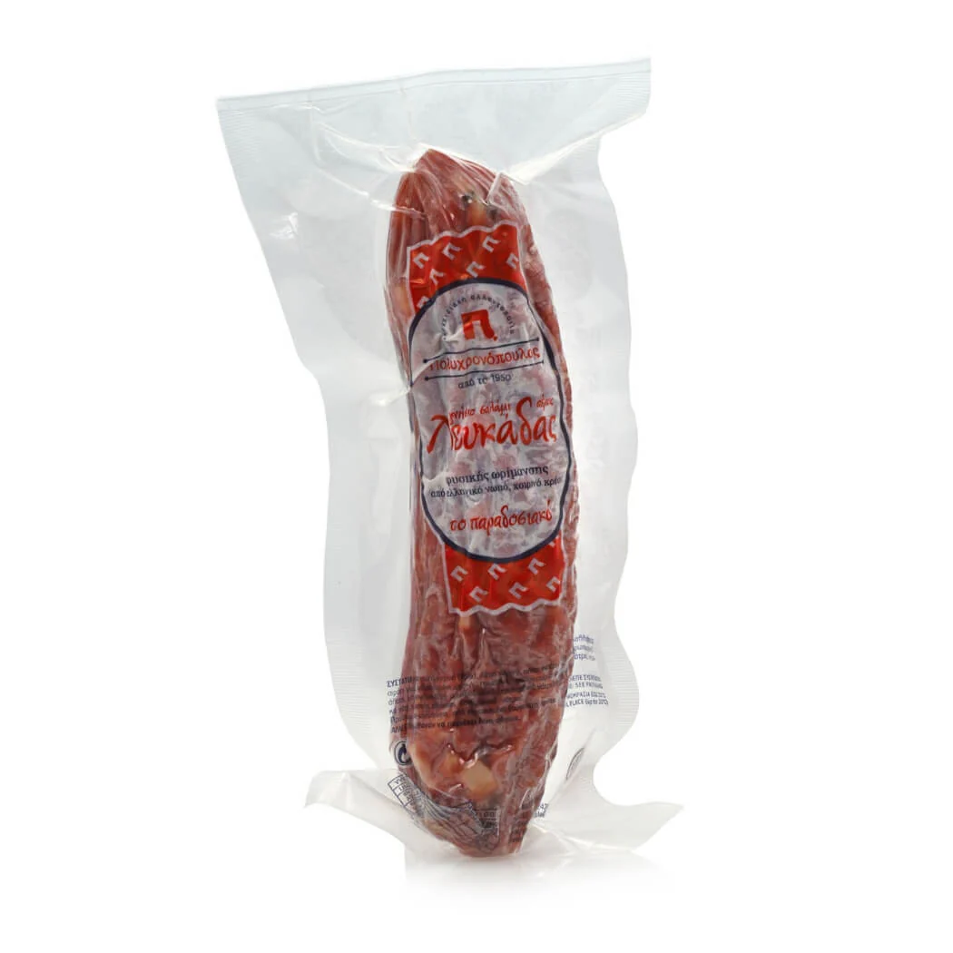 Traditional Salami from Lefkada - 200g - Image 2