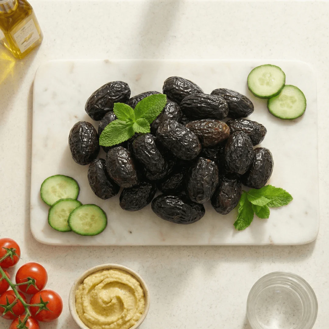 Hand-Picked Throuba Olives from Thasos – Naturally Cured Greek Elegance (3×200g) - Image 4