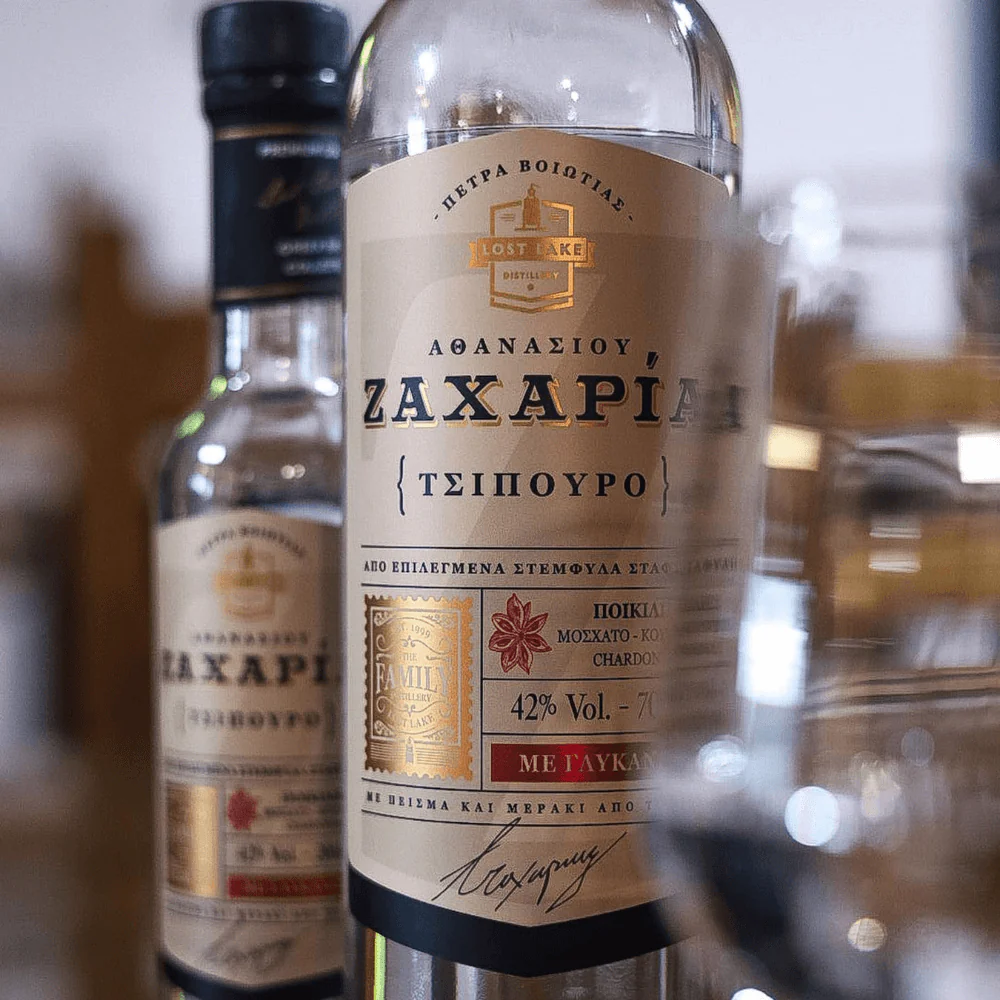 Premium Organic Tsipouro without anise - 700ml - Image 2