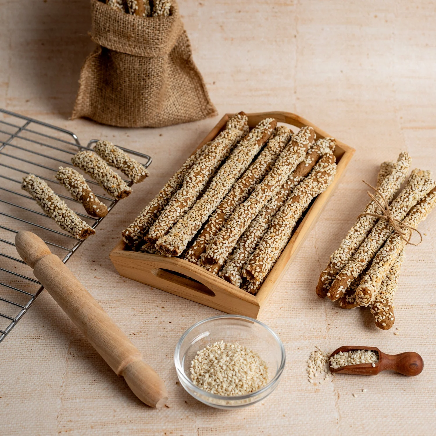 Wholemeal Breadsticks - 500g - Image 4